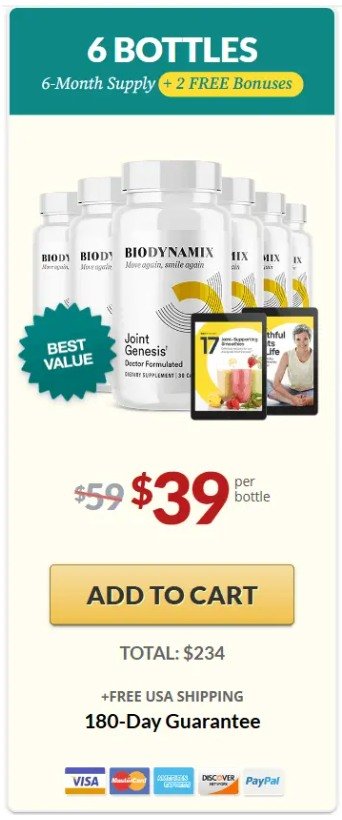 Joint Genesis 6 bottles price